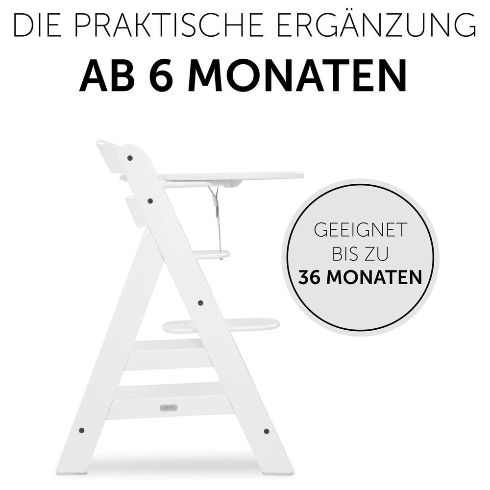 Hauck - Alpha Click Tray Table For The Alpha+ Highchair - White