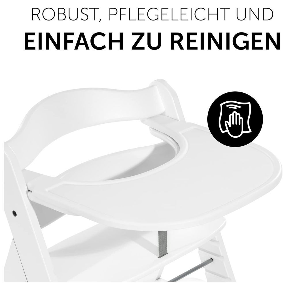 Hauck - Alpha Click Tray Table For The Alpha+ Highchair - White