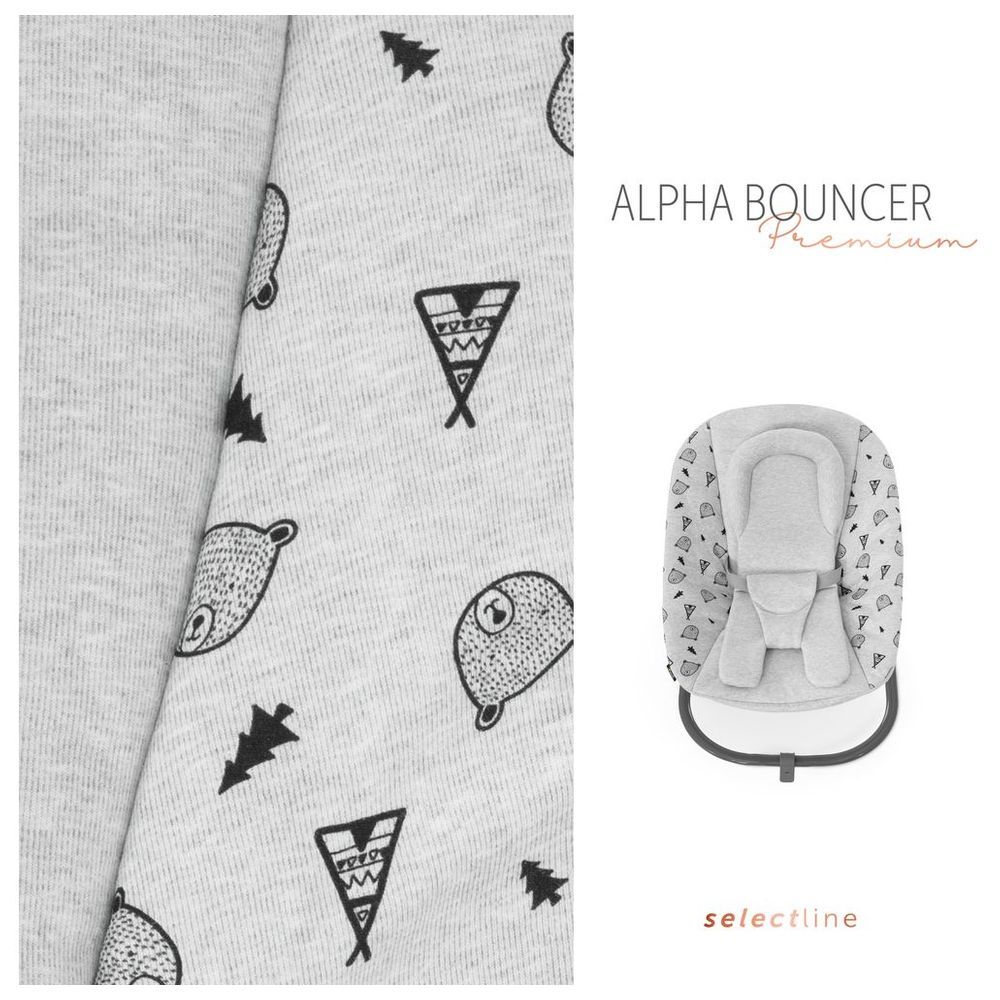 Hauck - 2-in-1 Newborn Highchair Seat & Bouncer - Nordic Grey