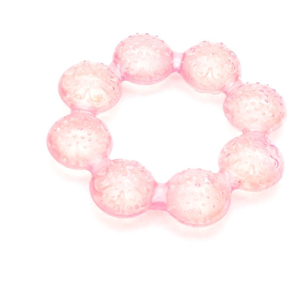 Nuby - Soothing Icybite Teether Ring - Pink