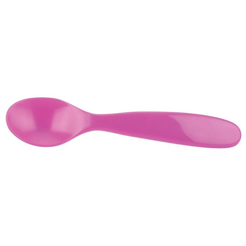 Nuby - Suction Bowl With Spoon And Lid - Pink 