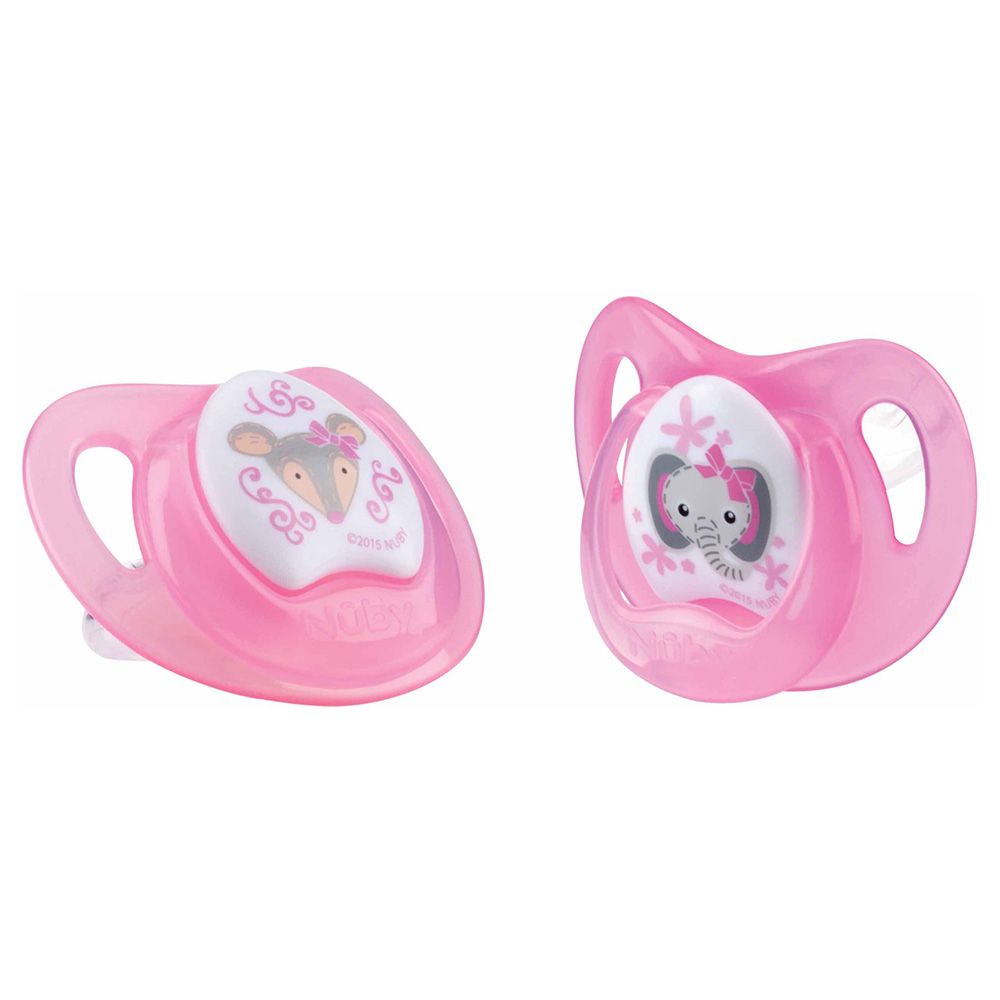 Nuby - Comfort Soother/Pacifier From 0-6 Months, Pack of 2