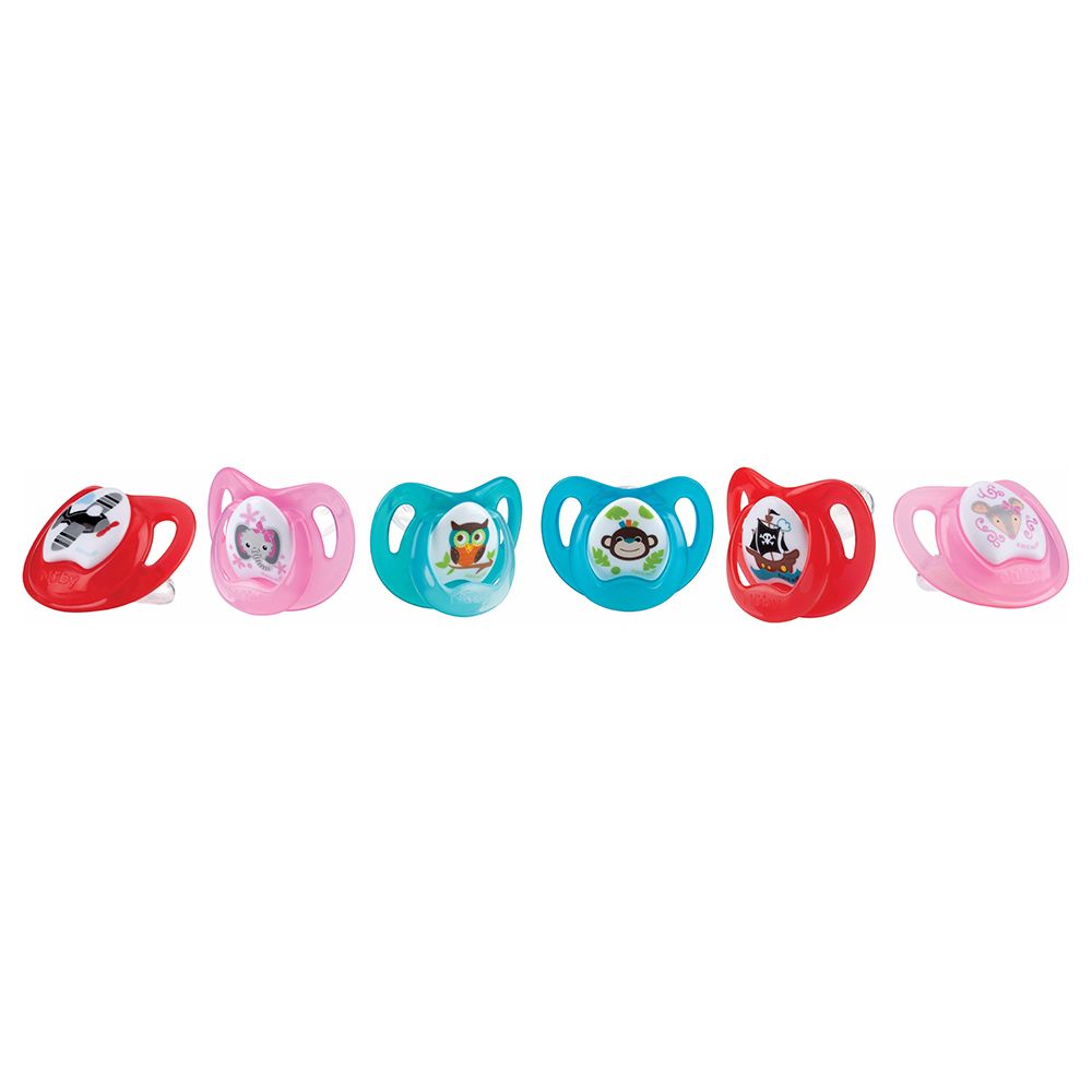 Nuby - Comfort Soother/Pacifier From 0-6 Months, Pack of 2