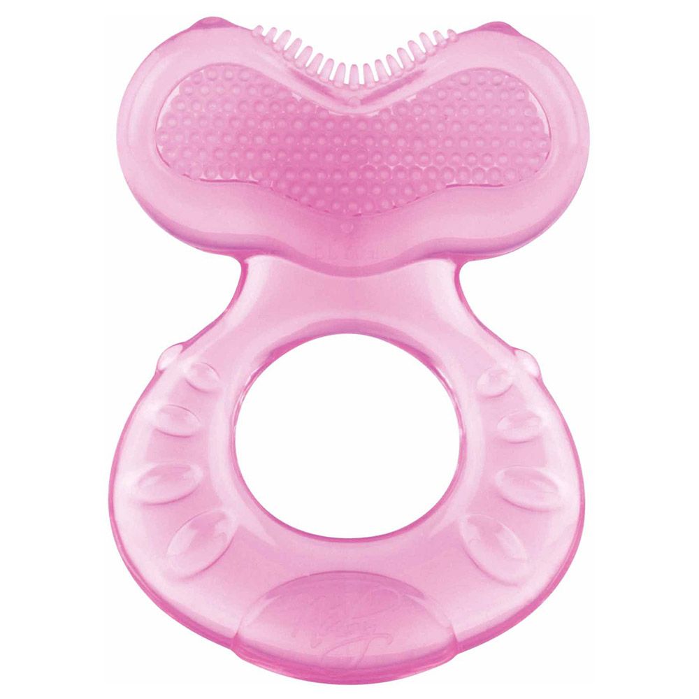 Nuby - Fish-Shaped Silicone Teether With Bristles - 0M+,1pc