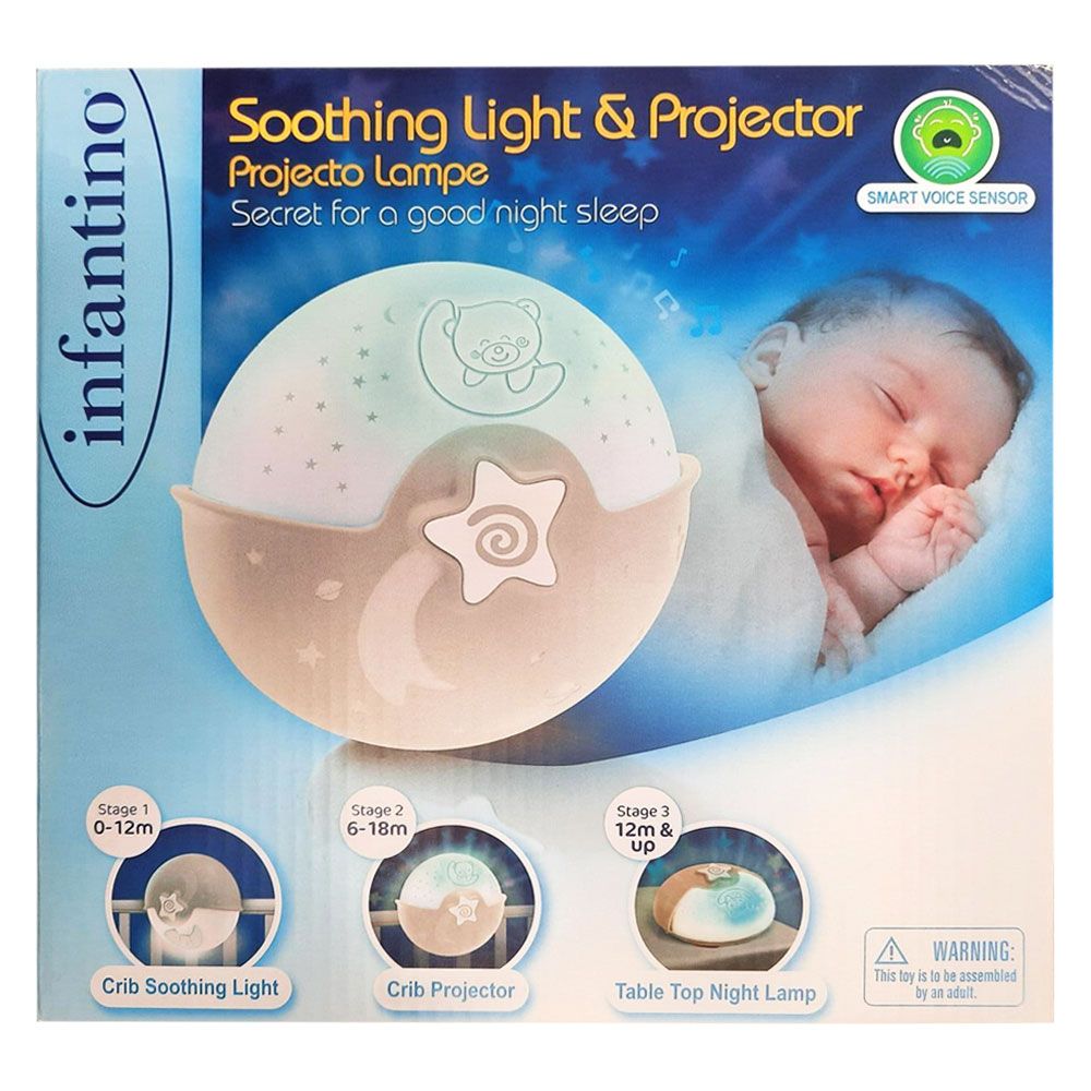 Infantino - Wom Soothing Light & Projector - Blue