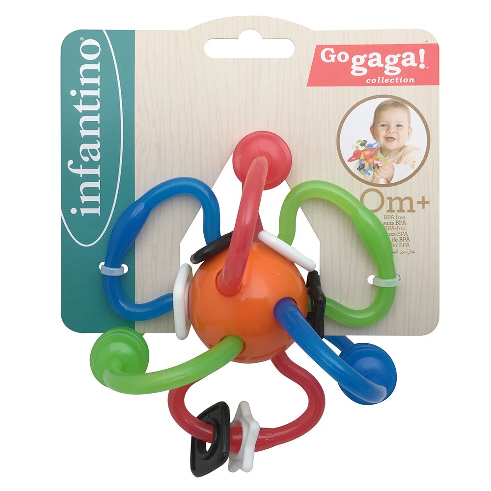 Infantino - Rattle & Teether Bendy Tubes For Baby