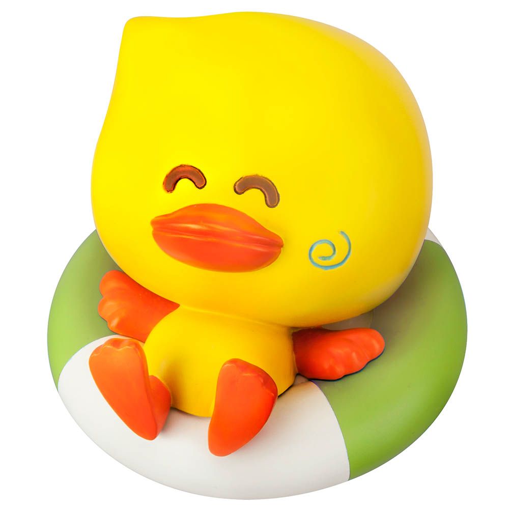 Infantino - Bath Duck Squirt & Temperature Tester - Yellow