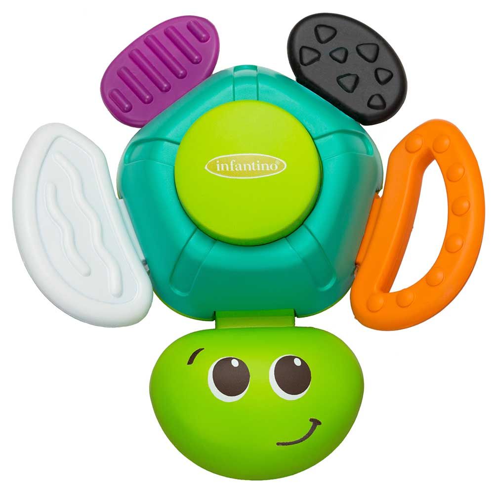 Infantino - Turtle Rattle - Green