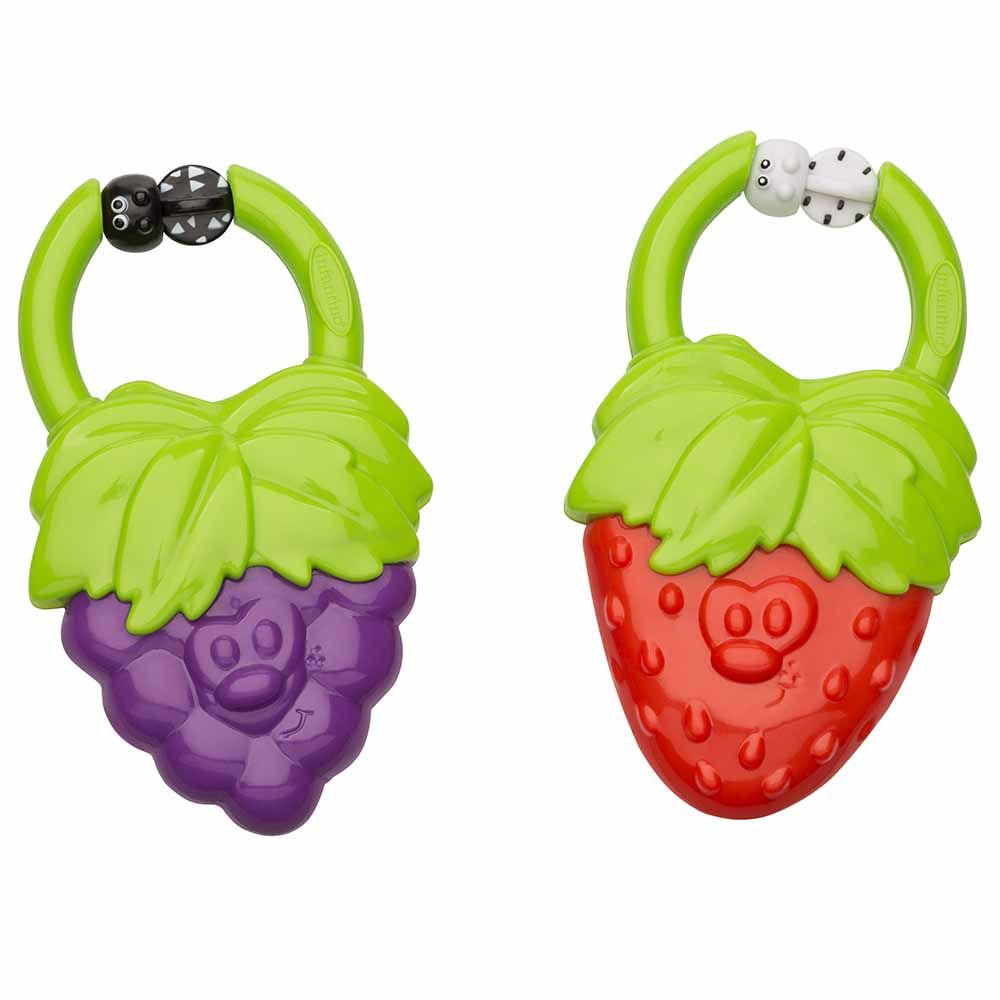 Infantino - Strawberry Vibrating Teether - Red