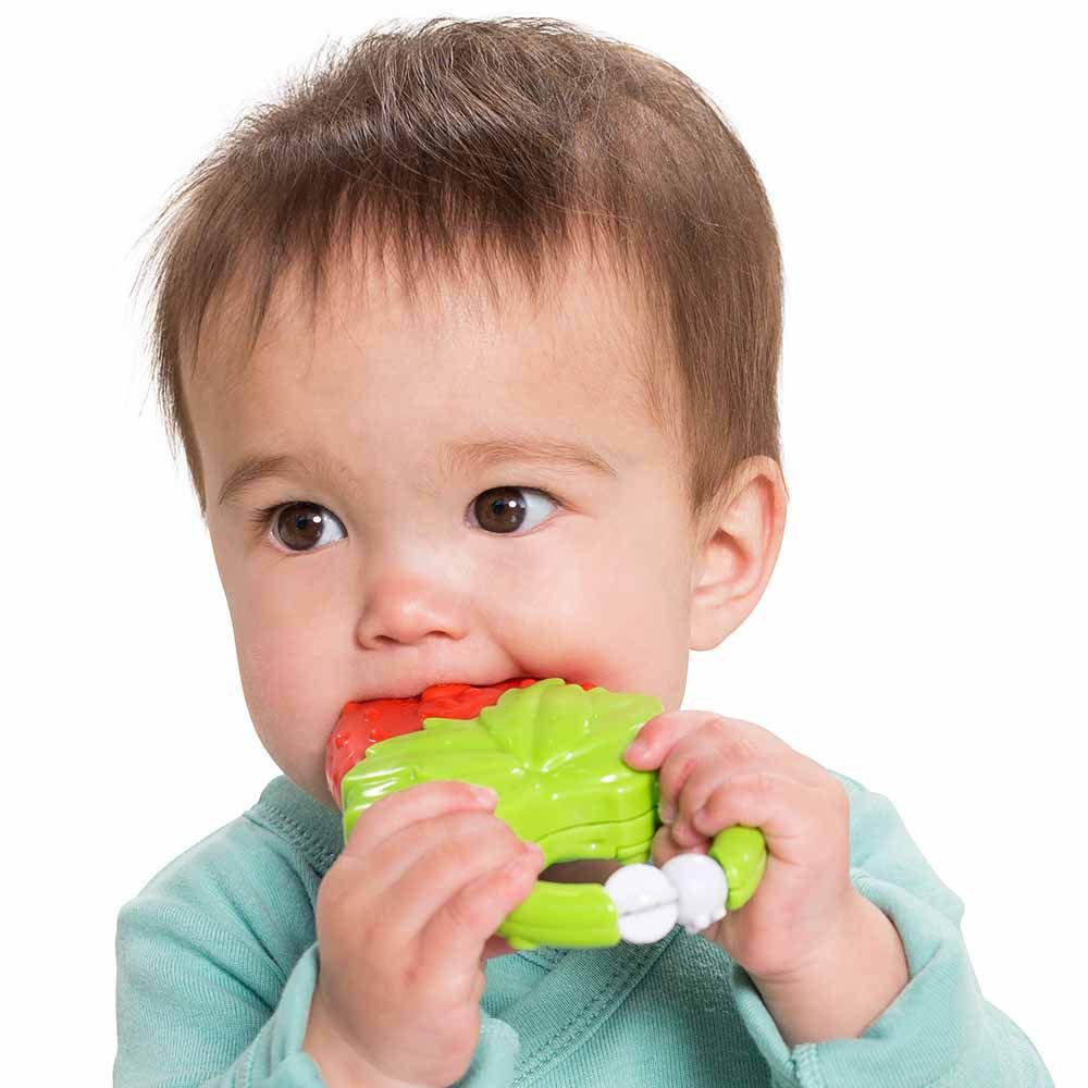 Infantino - Strawberry Vibrating Teether - Red