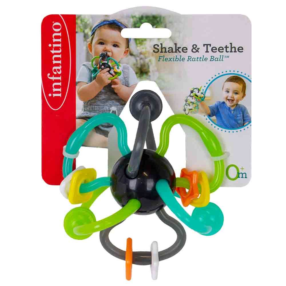 Infantino - Shake & Teethe Flexible Rattle Ball