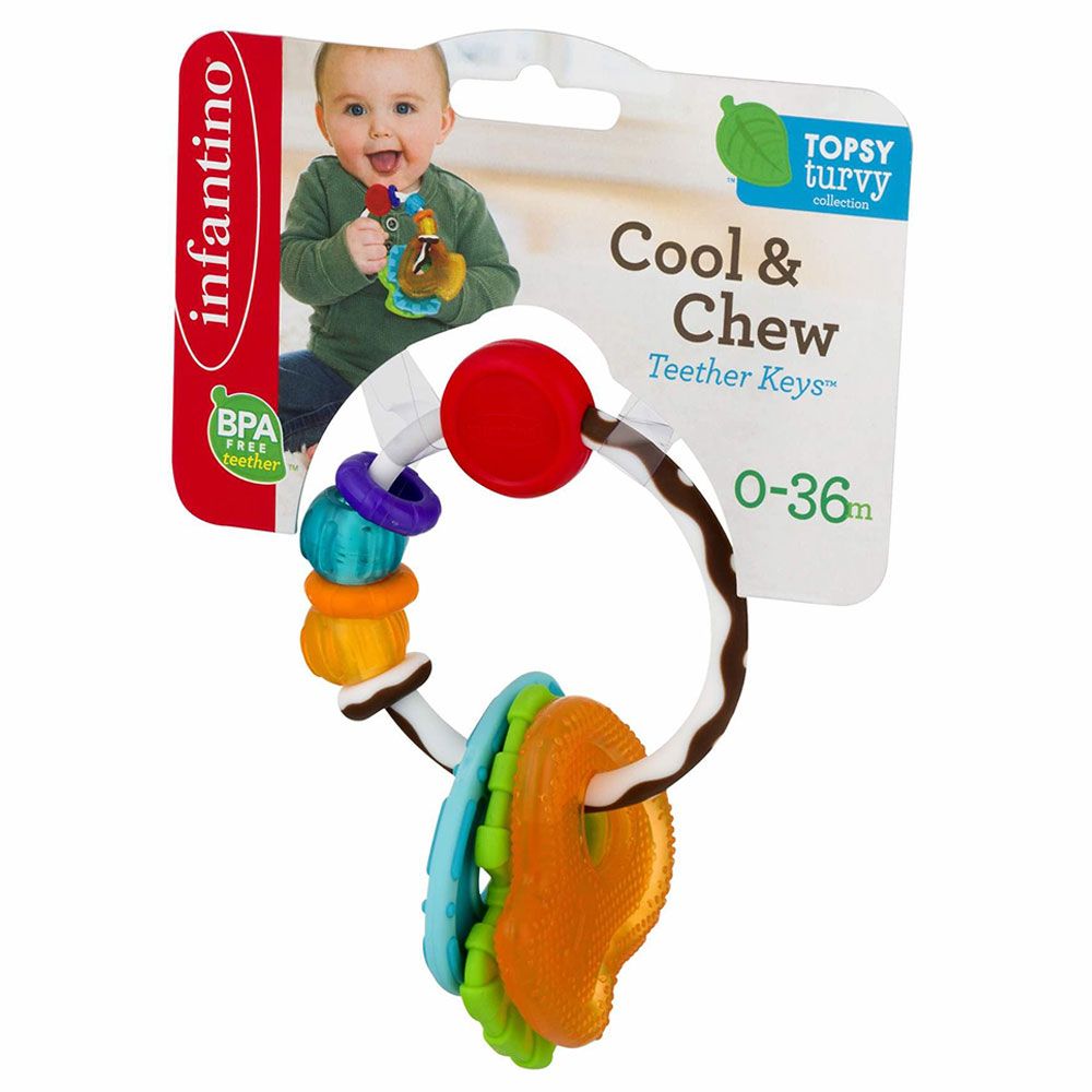 Infantino - Slide & Chew Teether Keys