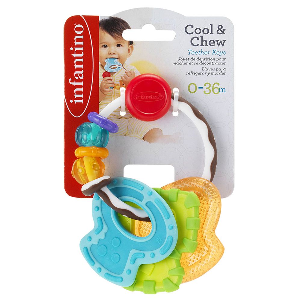 Infantino - Slide & Chew Teether Keys