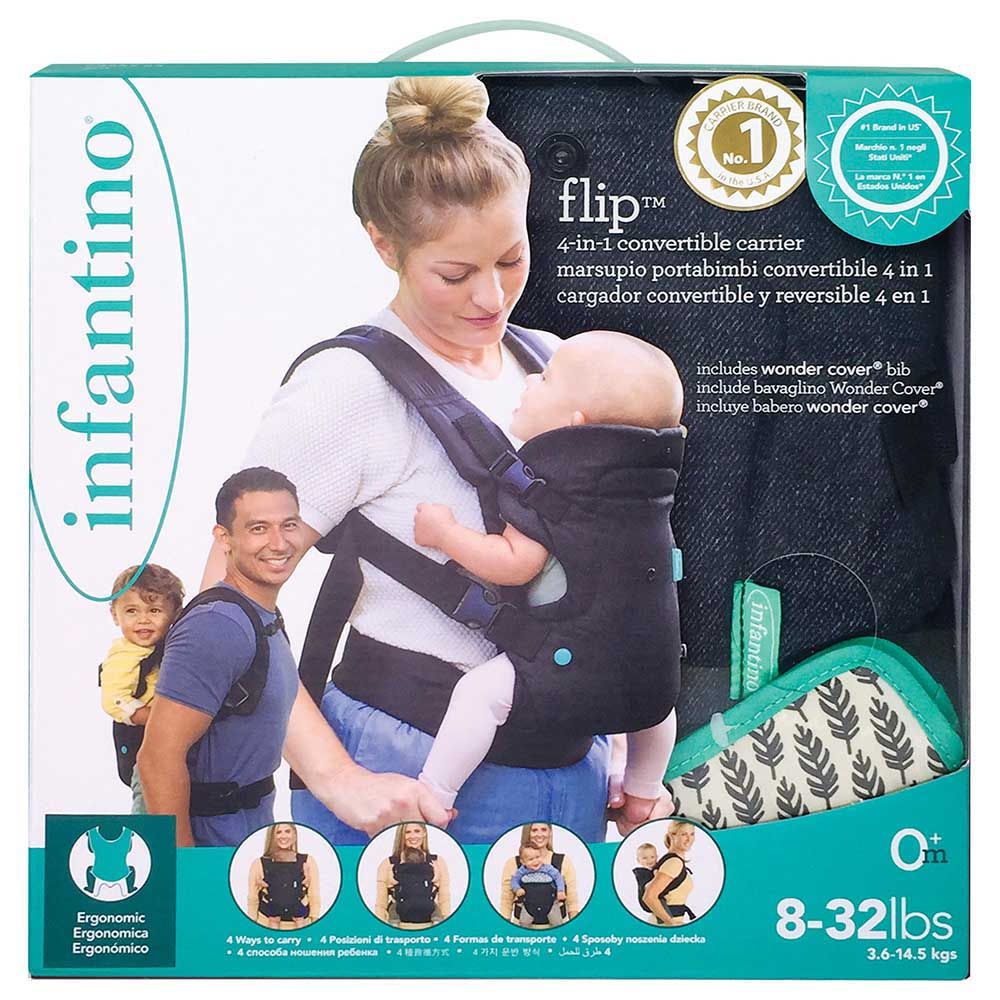 Infantino - Flip Advanced 4-In-1 Convertible Baby Carrier