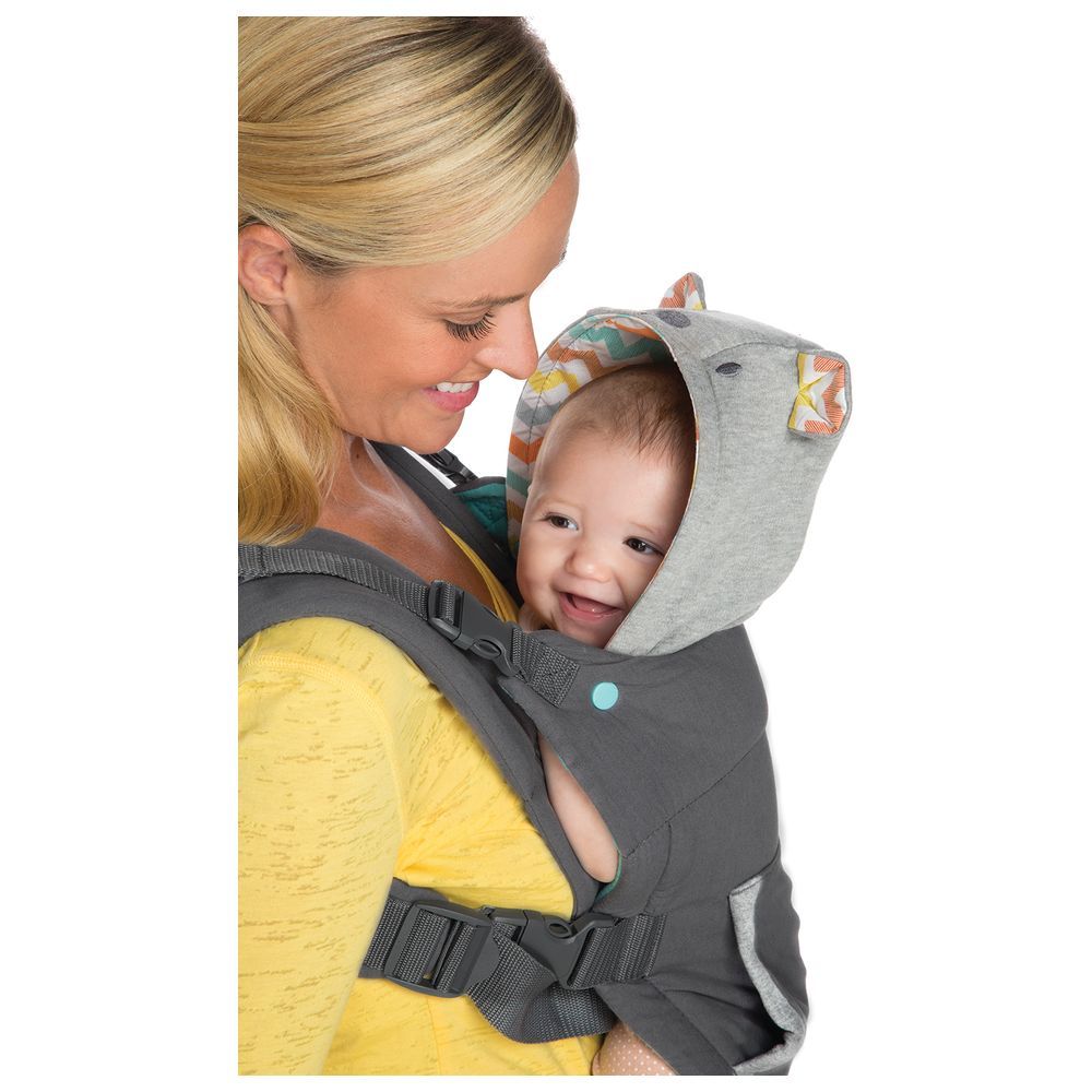 Infantino - Cuddle Up Ergonomic Carrier W/ Removable Hood - Grey