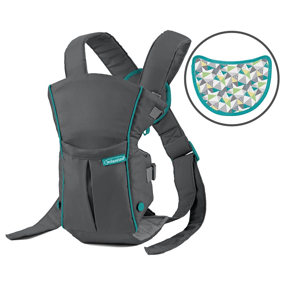 Infantino - Swift Baby Carrier W/ Pocket - Grey