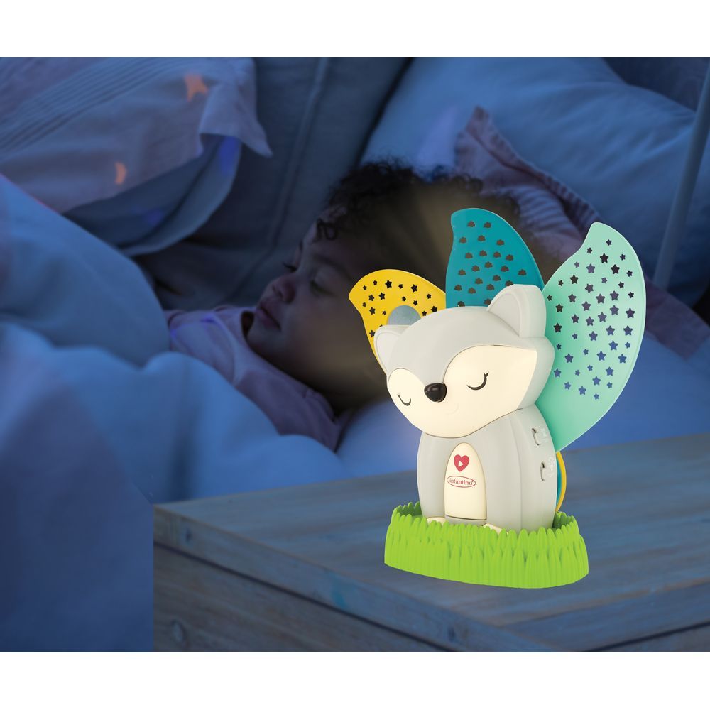 Infantino - 3-in-1 Musical Soother & Night Light Projector - Grey