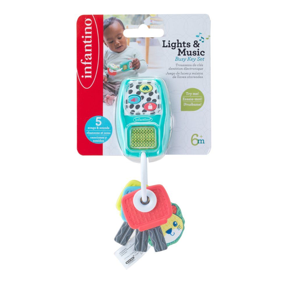 Infantino Lights & Music Busy Key Set For Baby