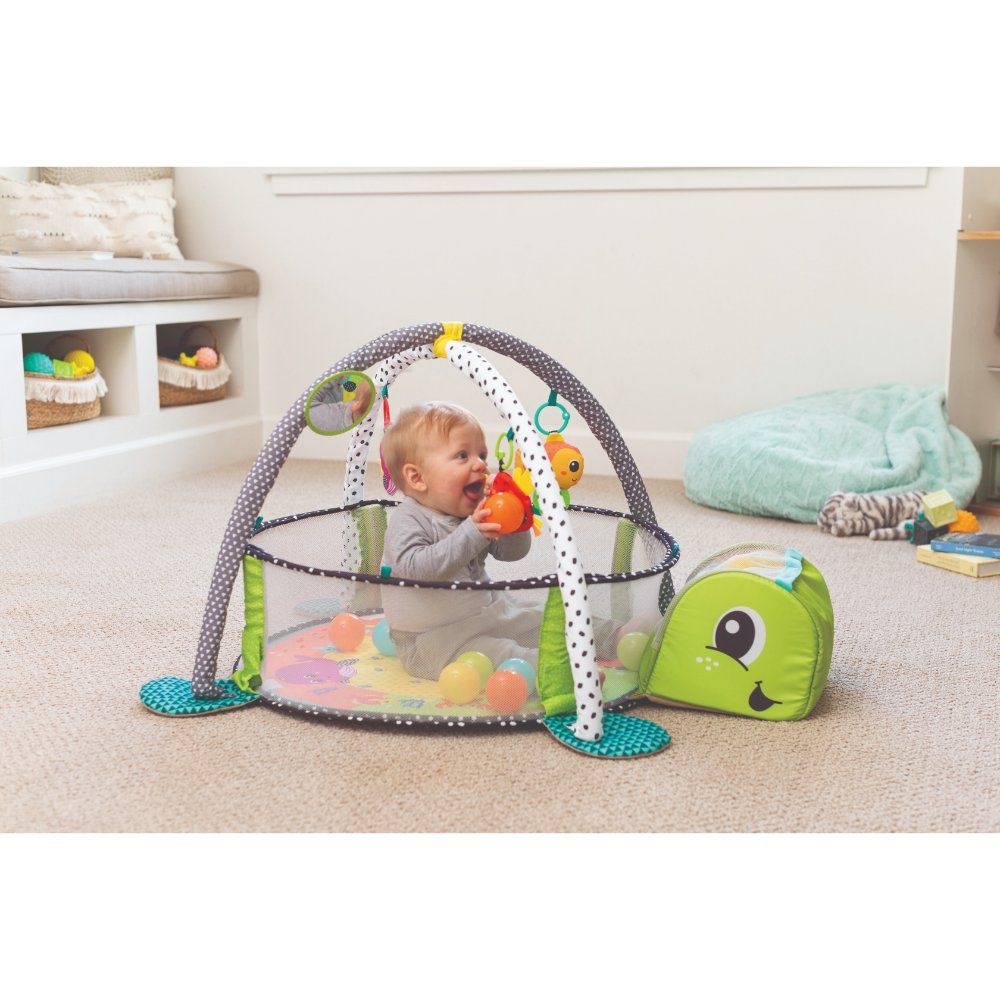 Infantino Grow-With-Me Activity Playmat & Ball Pit For Baby