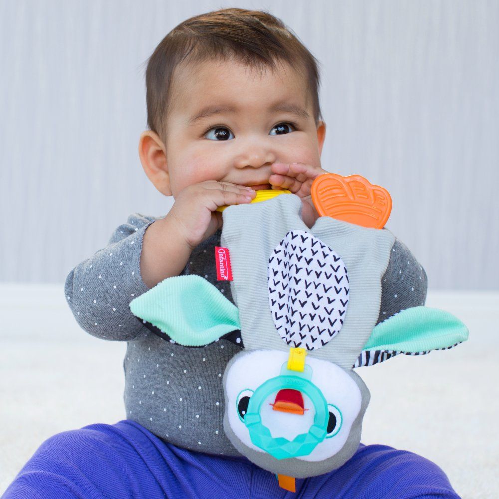 Infantino - Cuddly Penguin Teether For Baby