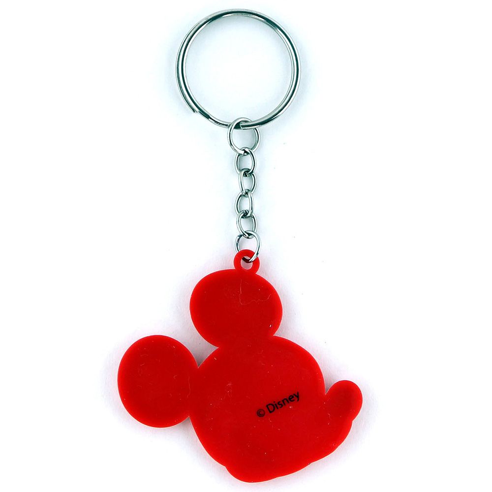 Disney - Mickey Rubber Key Ring - Red