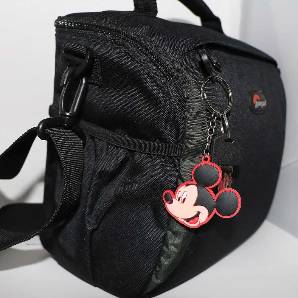 Disney - Mickey Rubber Key Ring - Red