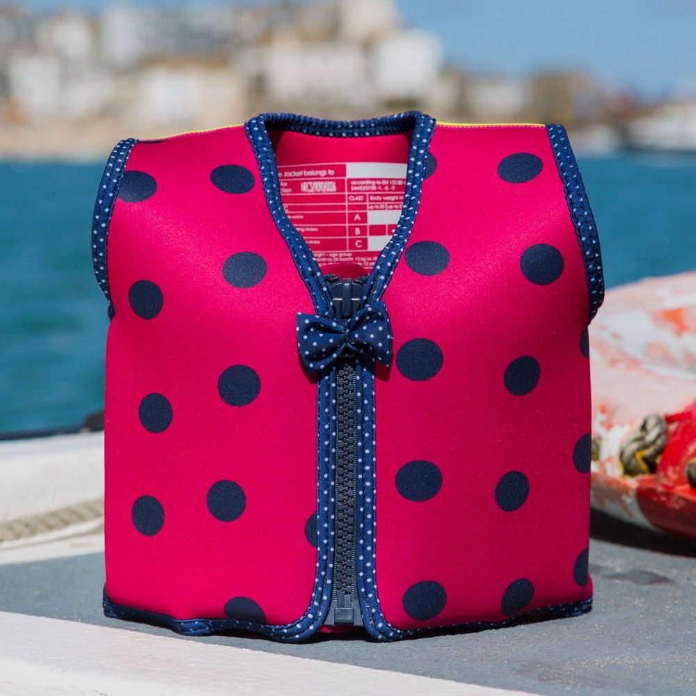 Konfidence - Children's Swim Jacket - Pink/Navy