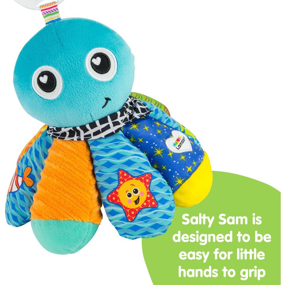 Lamaze - Salty Sam Octopus Clip On Toy Blue