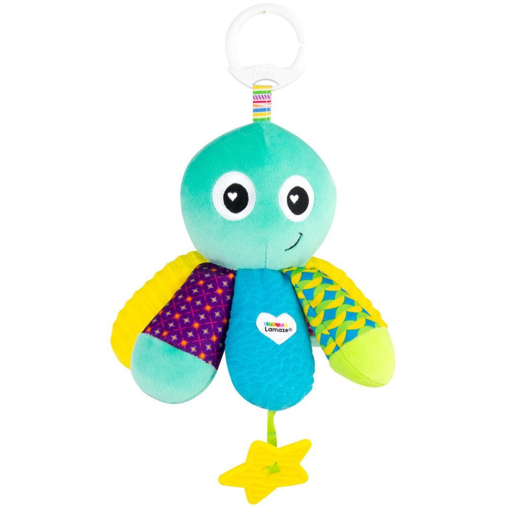 Lamaze - Salty Sam Octopus Clip On Toy Blue