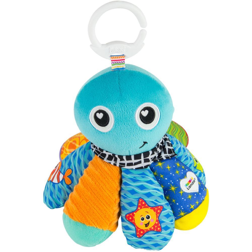 Lamaze - Salty Sam Octopus Clip On Toy Blue