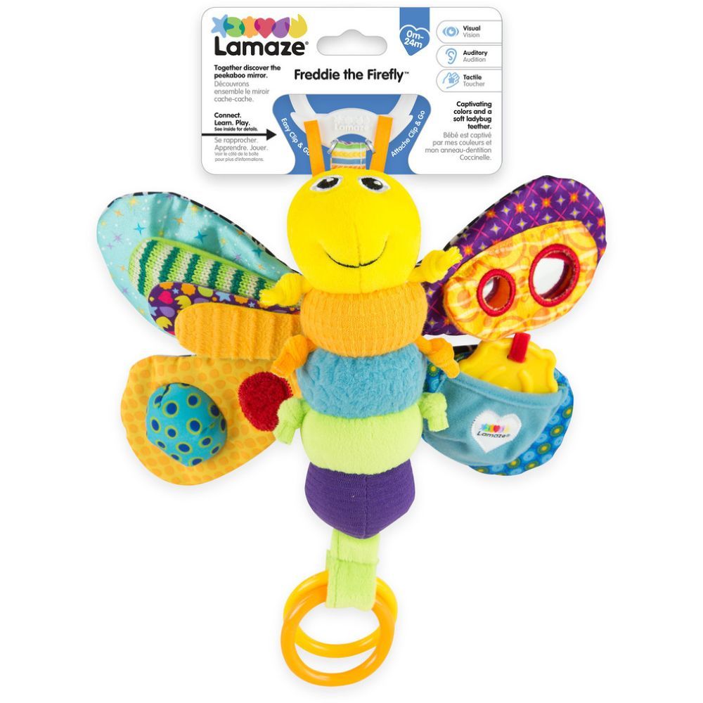 Lamaze - Clip & Go Freddie the Firefly Sensory Toy