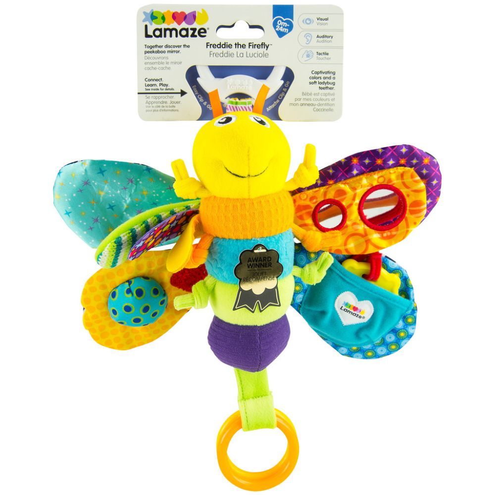 Lamaze - Clip & Go Freddie the Firefly Sensory Toy