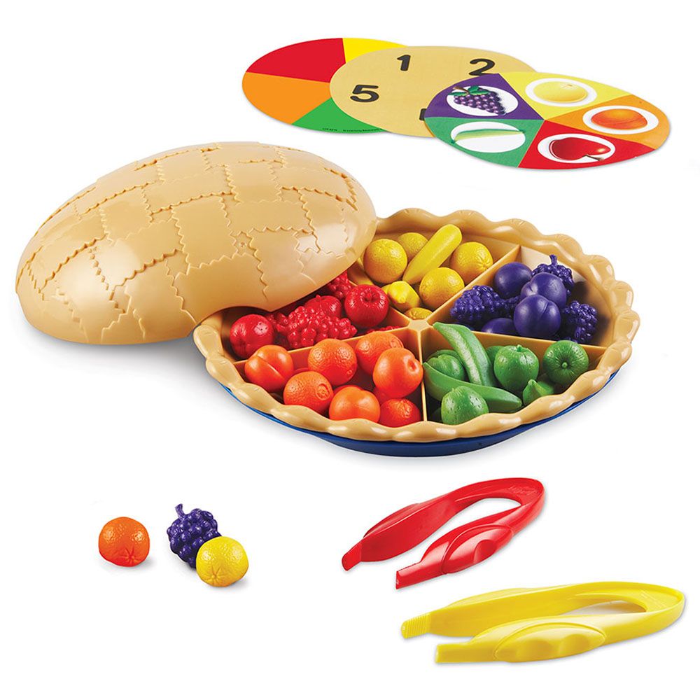 Learning Resources - Super Sorting Pie - 68pcs