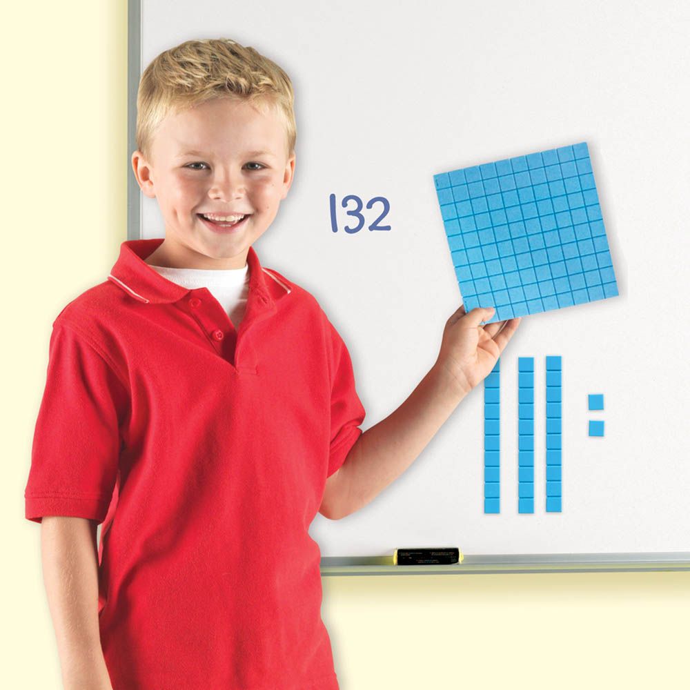 Learning Resources - Giant Magnetic Base Ten Set - 131pcs