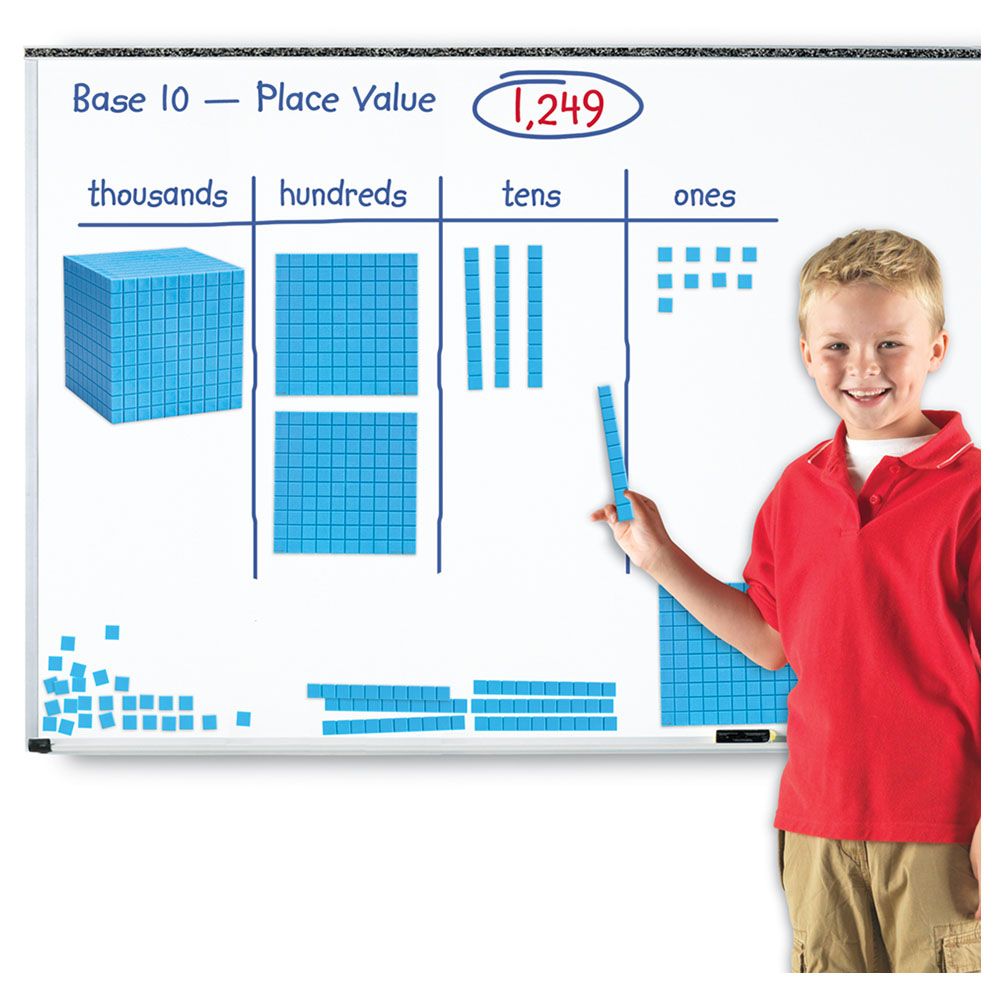 Learning Resources - Giant Magnetic Base Ten Set - 131pcs