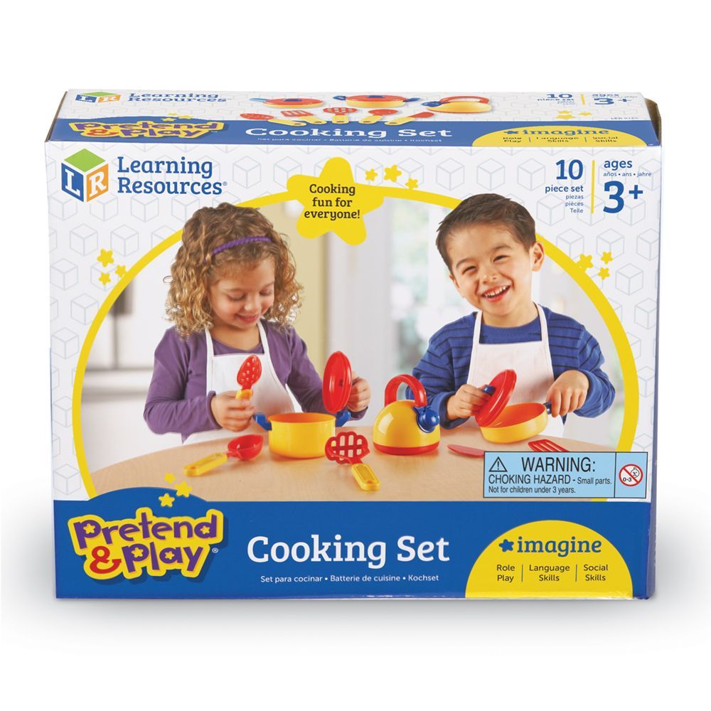 Learning Resources - Pretend & Play Cooking Set - 10Pcs