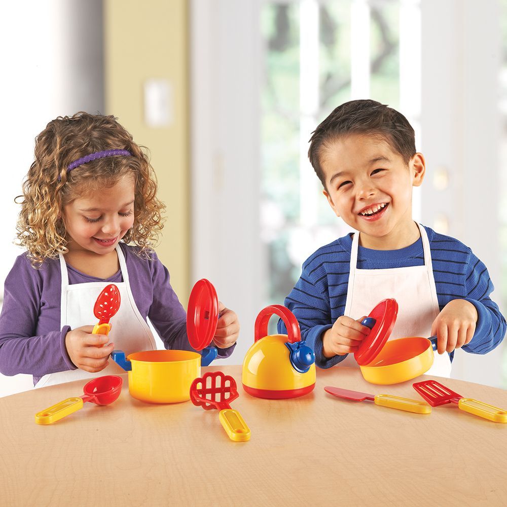 Learning Resources - Pretend & Play Cooking Set - 10Pcs