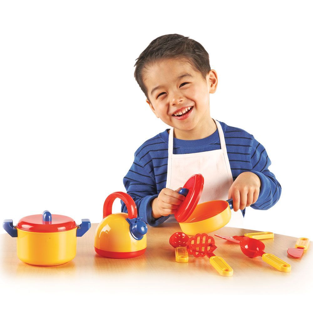 Learning Resources - Pretend & Play Cooking Set - 10Pcs