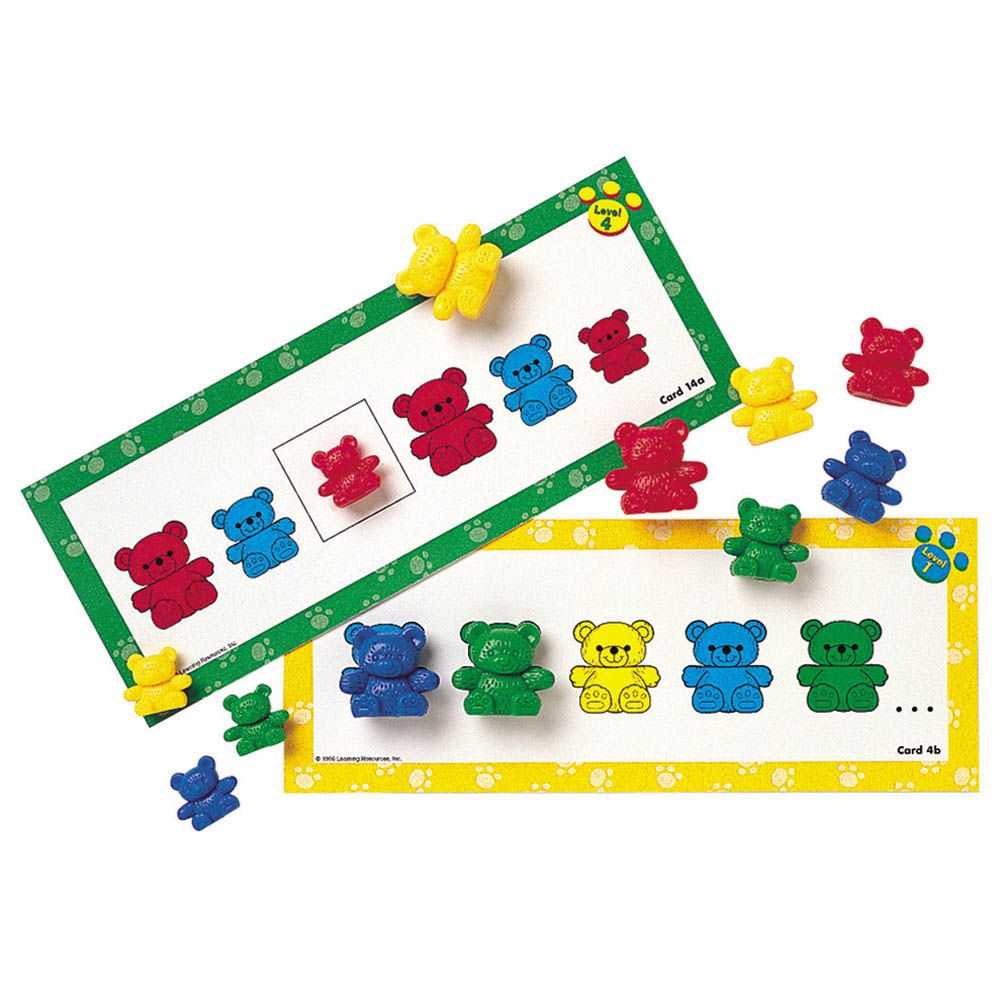 Learning Resources - Three Bear Family Pattern Cards