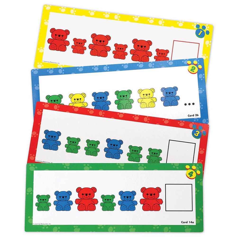 Learning Resources - Three Bear Family Pattern Cards