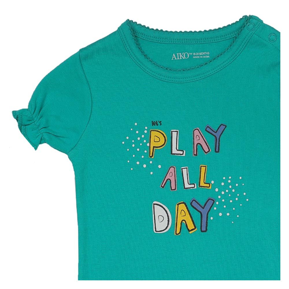 Aiko - 3pc-Set - Play Days Printed Baby Bodysuit