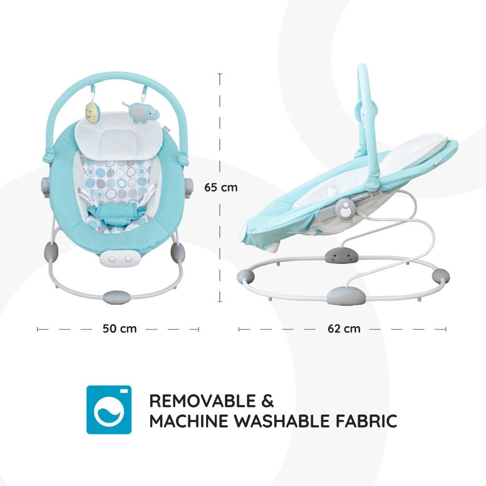 Moon - Hopper Baby Bouncer - Blue