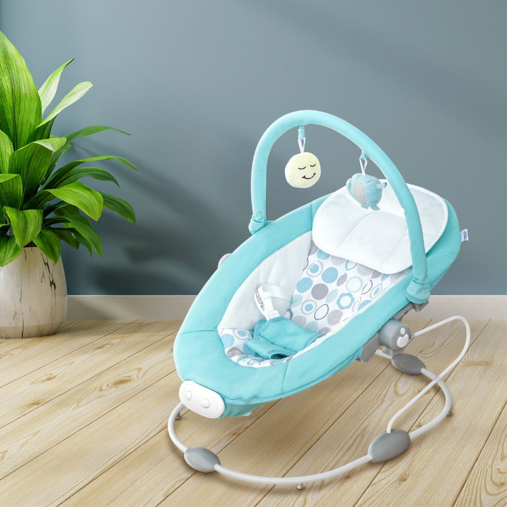 Moon - Hopper Baby Bouncer - Blue