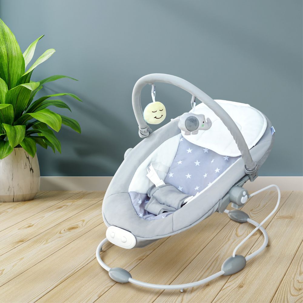 Moon - Hopper Baby Bouncer - Light Grey