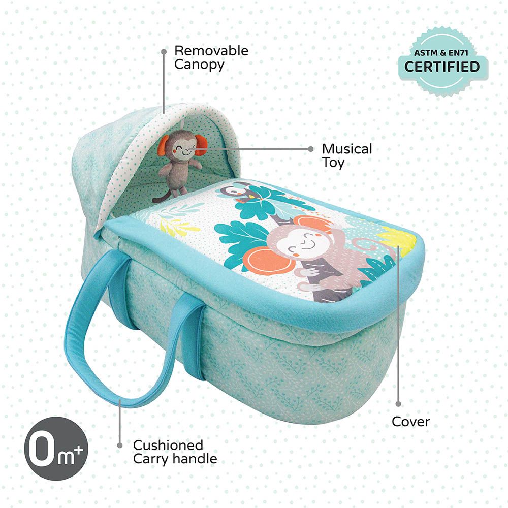 Moon - Jungle Friends Moses Basket & Bedside Sleeper