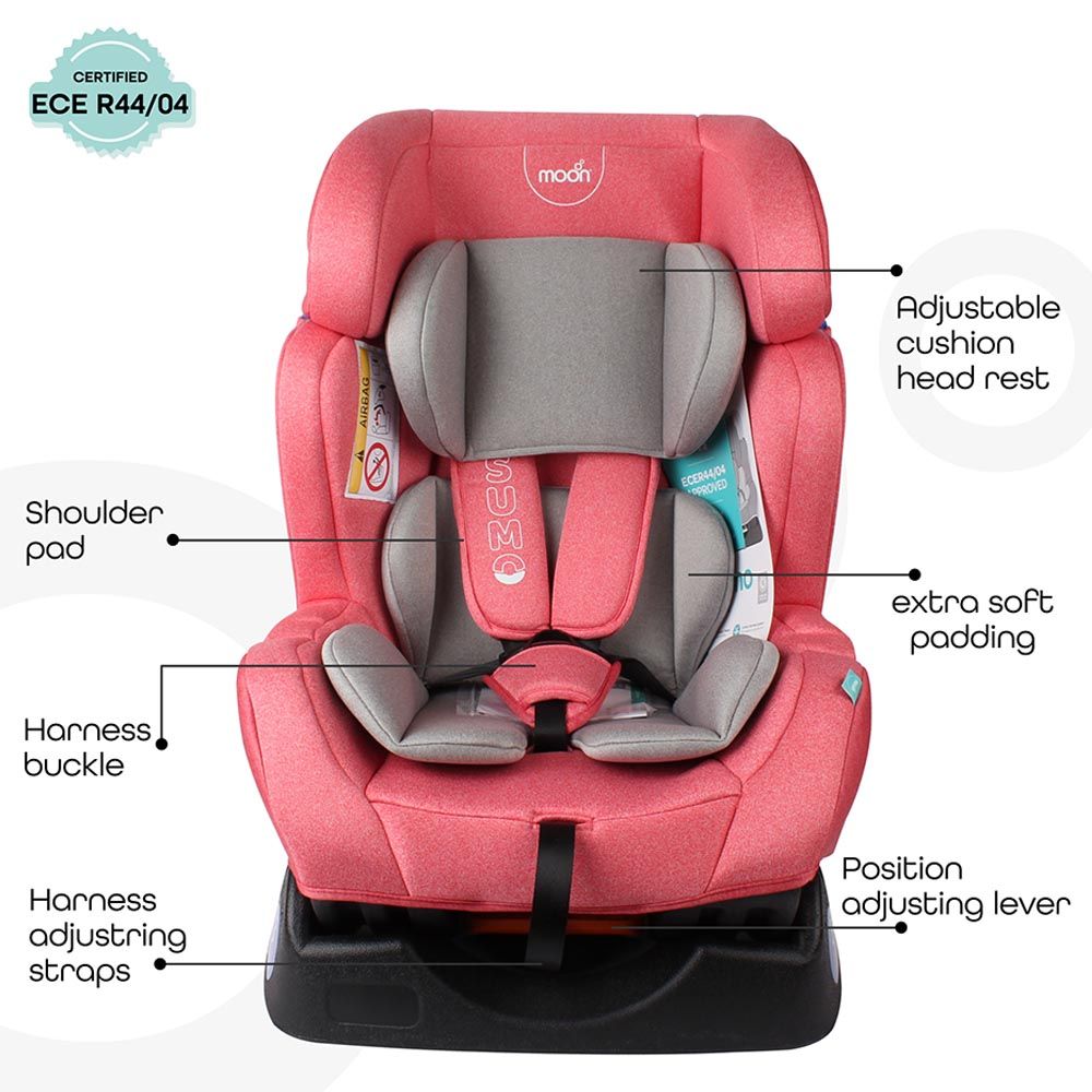 Moon - Sumo Car Seat - Group 0/1/2 - Pink