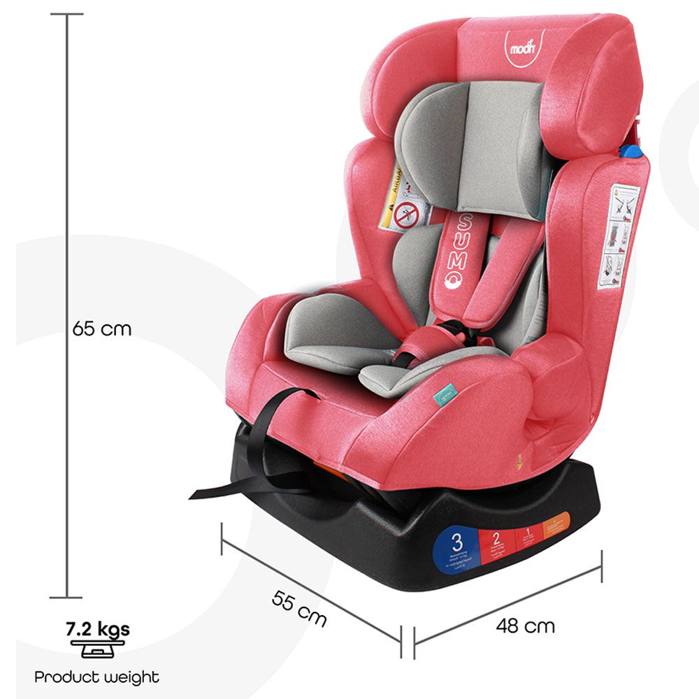 Moon - Sumo Car Seat - Group 0/1/2 - Pink