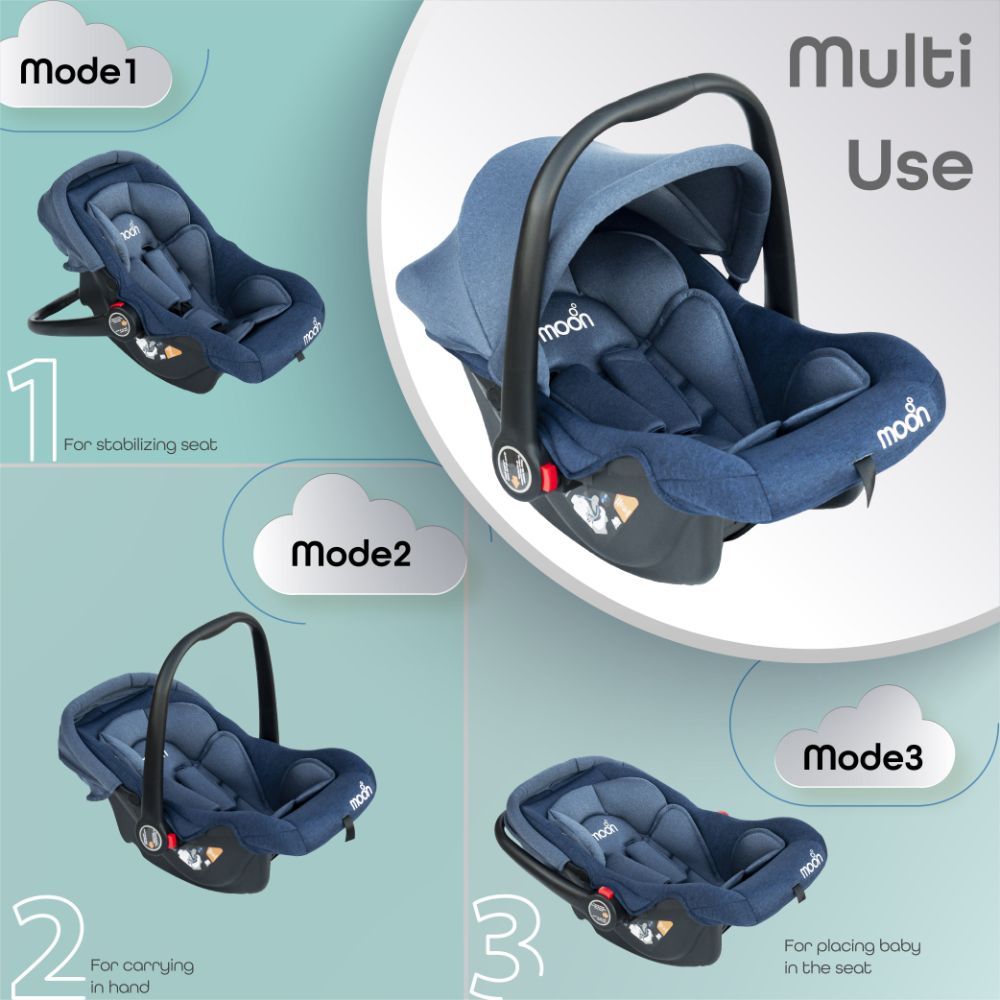 Moon - Bibo Baby Car Seat - Blue 