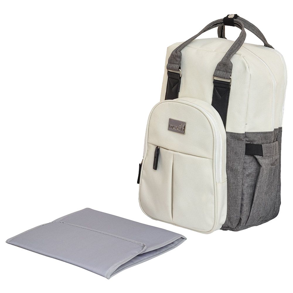 Moon - Luca Diaper Backpack - Grey Melange