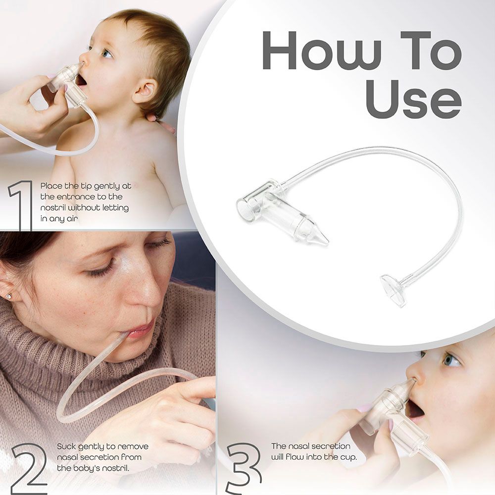 Moon - Nasal Aspirator Filter Free Nasal Aspirator - White